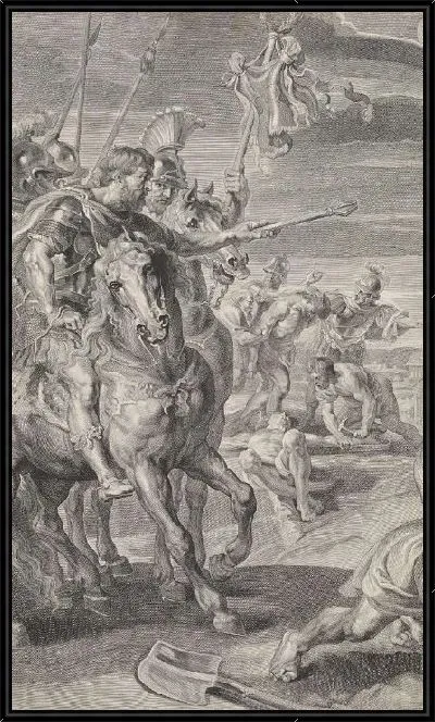 Картина Крест (левая сторона) (1638)