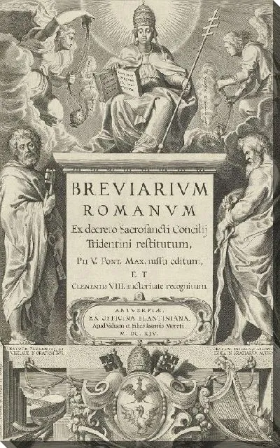 Картина Титульный лист для римской Бревиарий (1614)
