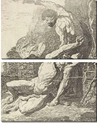 Картина Каин убивает Авеля (1612-1613)