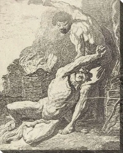 Картина Каин убивает Авеля (1612-1613)