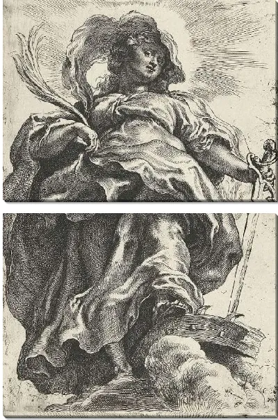 Картина Святая Екатерина Александрийская (1590-1640)