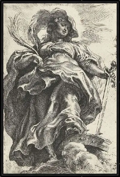 Картина Святая Екатерина Александрийская (1590-1640)