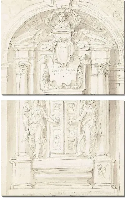 Картина Дизайн гробницы (1609)