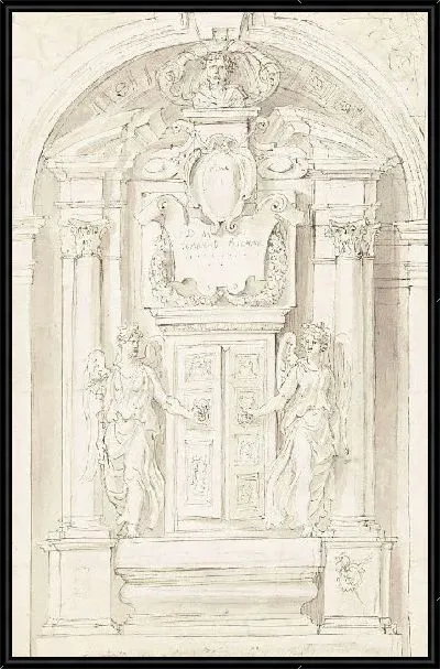 Картина Дизайн гробницы (1609)
