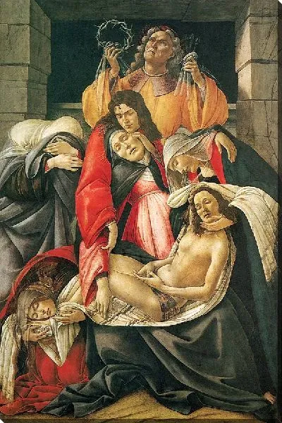 Картина Оплакивание мертвого Христа со святыми
