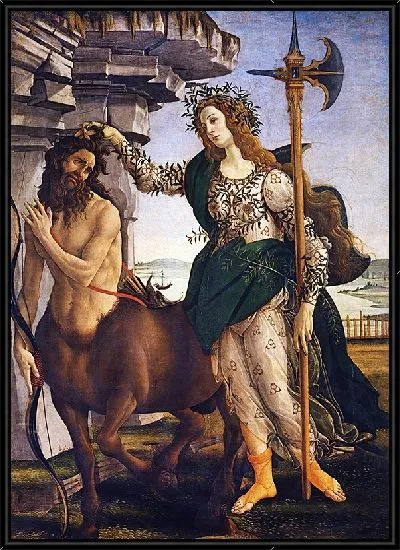 Картина Паллада и Кентавр