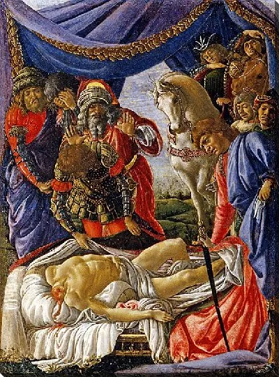 Картина Обнаружение трупа Олоферна Юдифь возвращается из вражеского лагеря в Бетулии