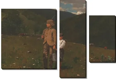 Картина Пересечение пастбища (1871)