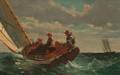 Картина Предрекали (Попутный ветер) (1873-1876)