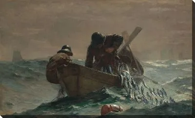 Картина Сеть с сельдью (1885)