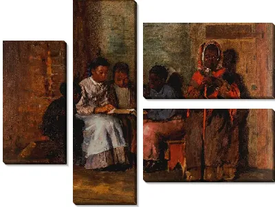 Картина Утро воскресенья в Вирджинии (1877)