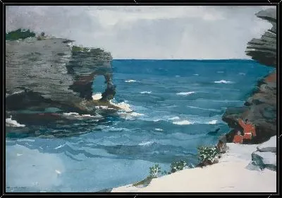 Картина Каменистый берег, Бермуды (1900)