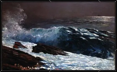 Картина Солнечный свет на побережье (1890)