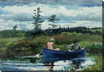 Картина Голубая лодка (1892)