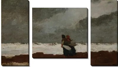 Две фигуры на берегу моря (1882)