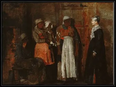Картина Визит старой хозяйки (1876)