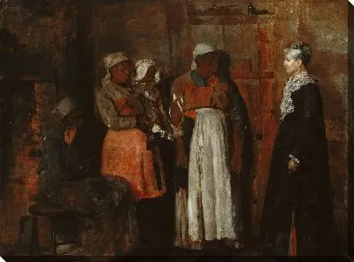 Картина Визит старой хозяйки (1876)