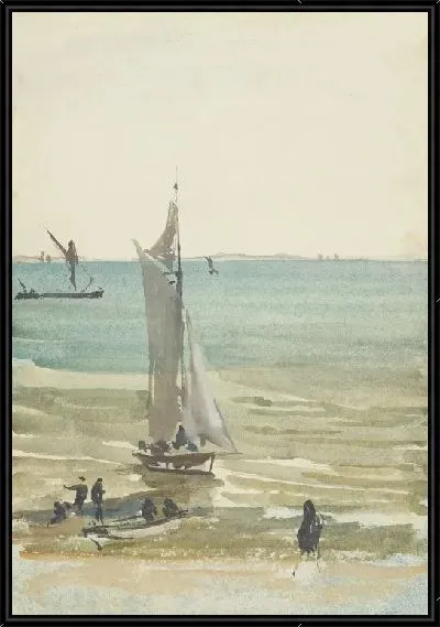 Картина Удовольствие от яхт (1880)