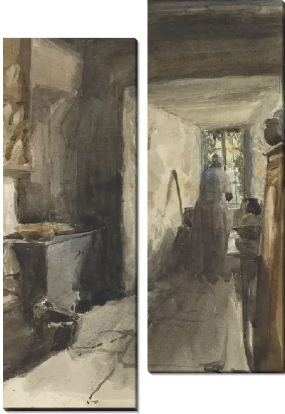 Картина Кухня (1858)