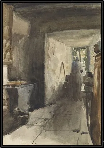 Картина Кухня (1858)