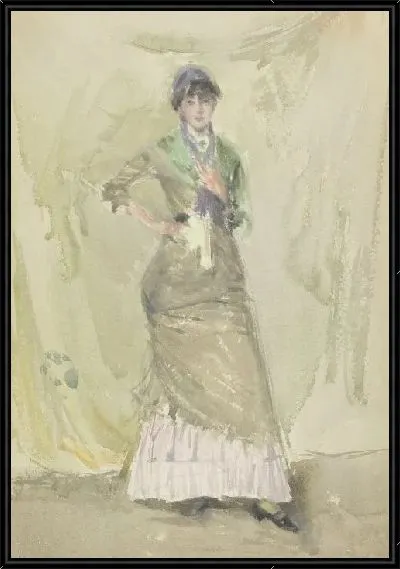Картина Леди в зеленом (1883-1884)