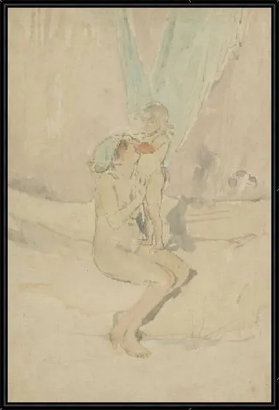 Картина Женщина с ребенком (1890)