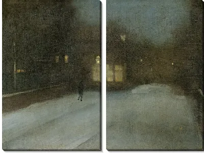 Картина Снег в Челси (1876)