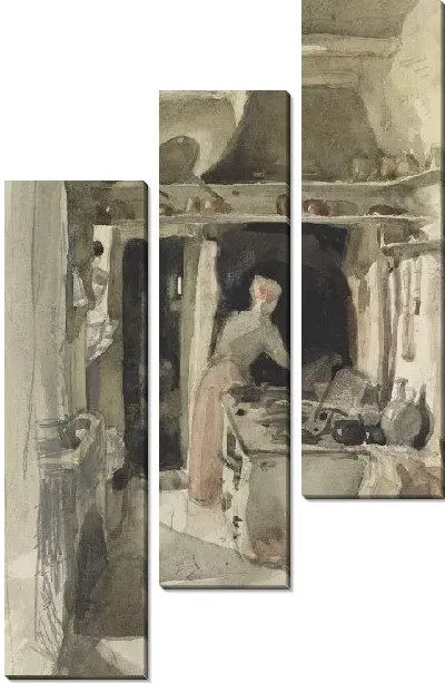 Картина Кухня (1858)