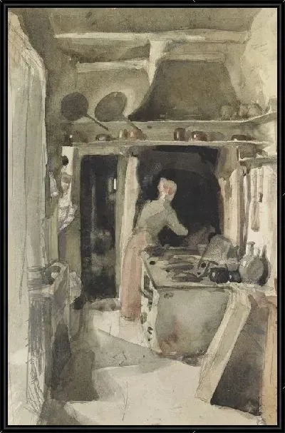 Картина Кухня (1858)