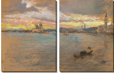 Картина Буря, закат (1880)