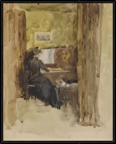 Картина Музыкантша (1883-1884)