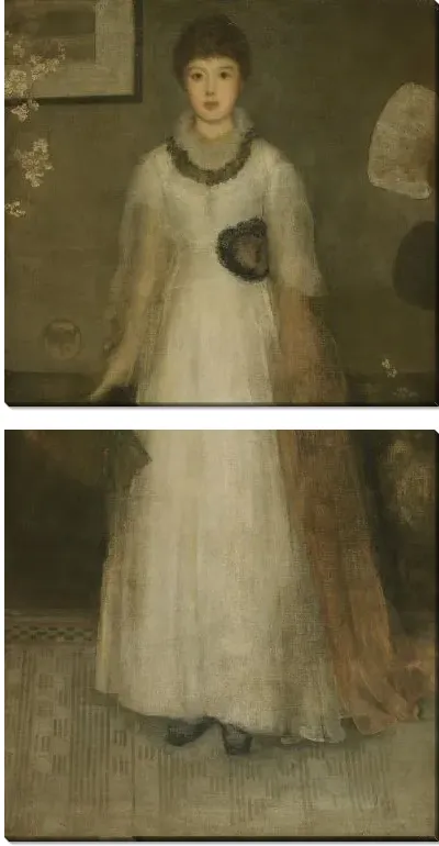 Картина Серый и персиковый (1872-1874)