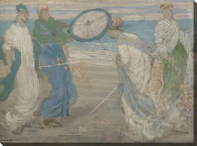 Картина Голубой и розовый (1868)