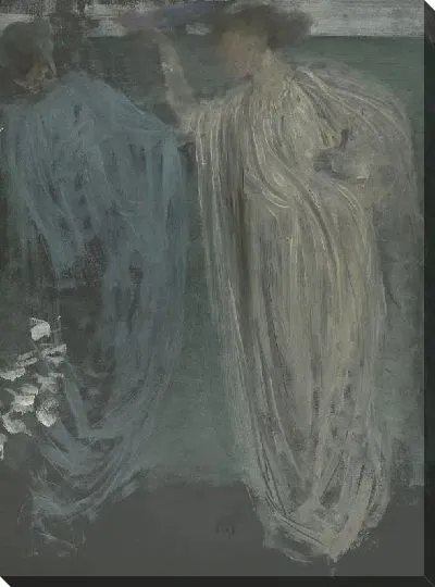 Картина Зеленый и фиолетовый (1868)