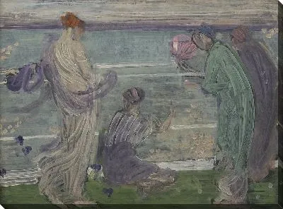 Картина Вариация синего и зеленого (1868)