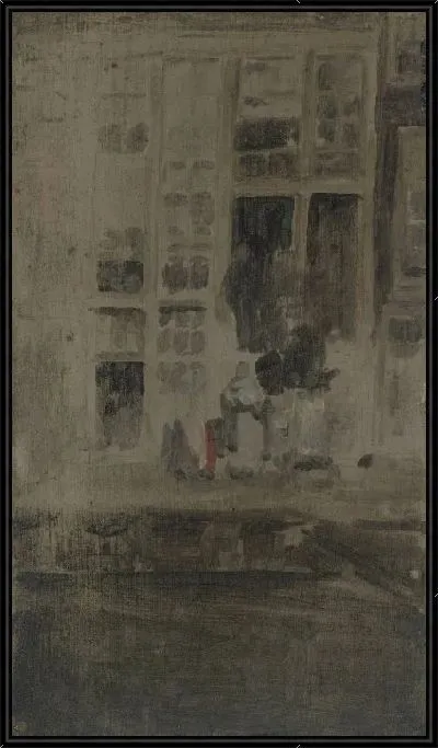 Картина Серый дом (1889)