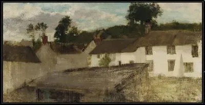 Картина Коттеджи Девоншир (1883-1884)