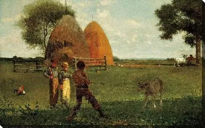 Картина Отлучение теленка (1875)