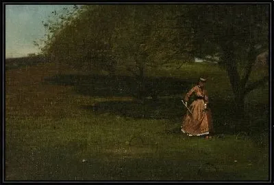 Игра в крокет (1865)