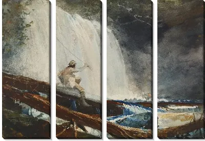 Картина Водопад в Адирондак (1889)
