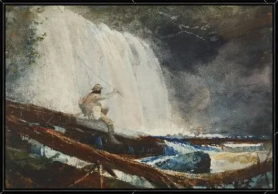 Картина Водопад в Адирондак (1889)