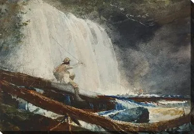 Картина Водопад в Адирондак (1889)