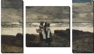 Картина Солнце и облака (1882)