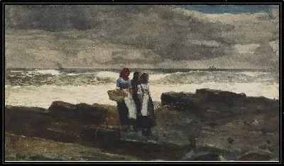 Картина Солнце и облака (1882)