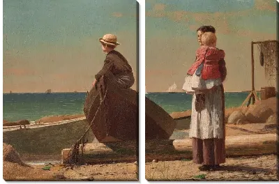 Картина Папа пришел! (1873)