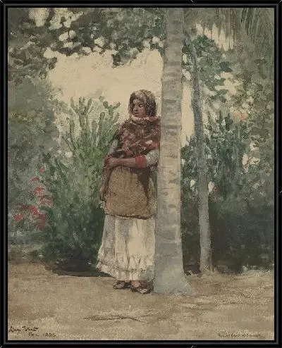 Картина Под пальмой (1886)