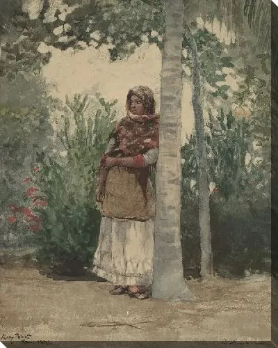 Картина Под пальмой (1886)