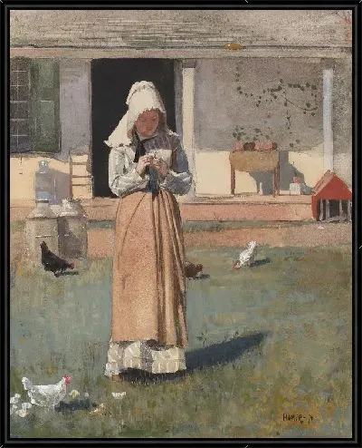 Картина Больной цыпленок (1874)
