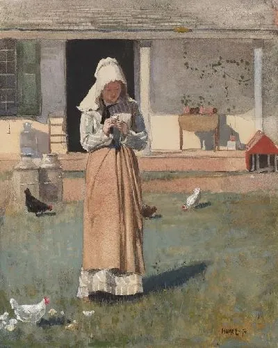 Картина Больной цыпленок (1874)