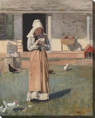 Картина Больной цыпленок (1874)